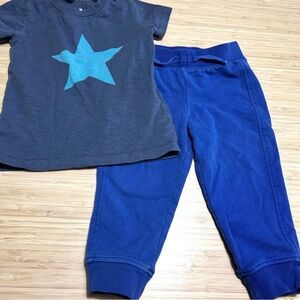 Primary Royal Blue Toddler Outfit